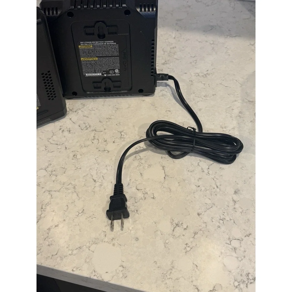 Greenworks Pro 60v Lithium Li-Ion 2.5 Battery  & Charger.  Charges FULL